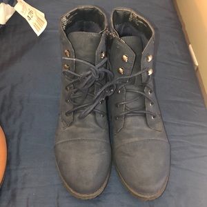 Blue boots